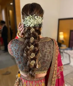 Beaded Ponytail – Bride Hair Style