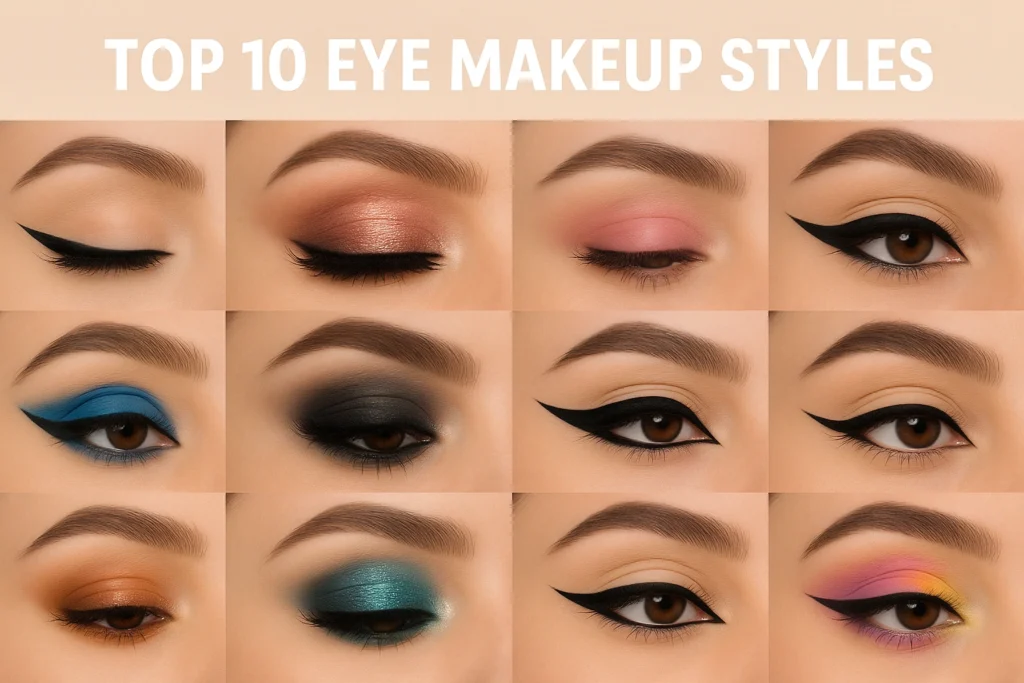 top 10 eye makeup styles