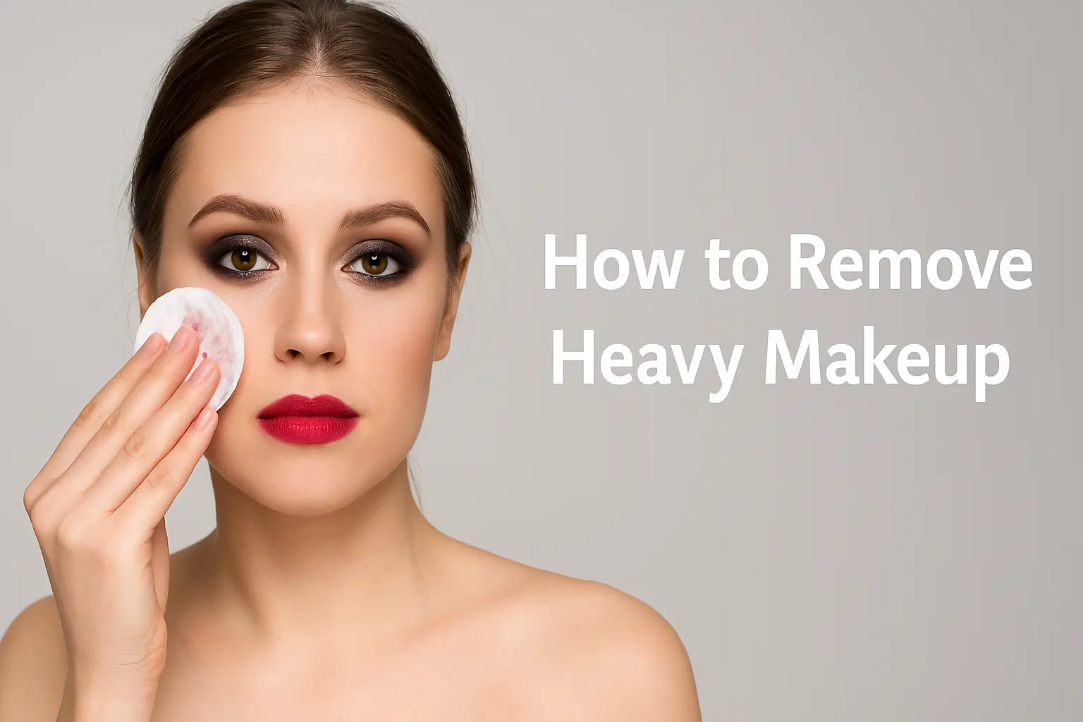 How to Remove Heavy Makeup