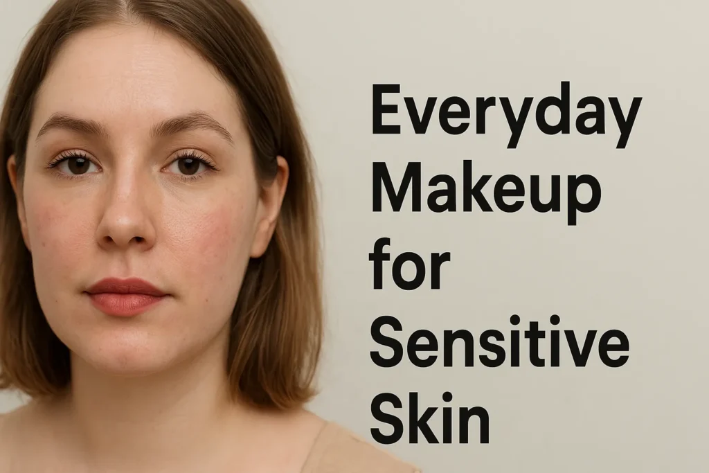 Everyday makeup for sensitive skin