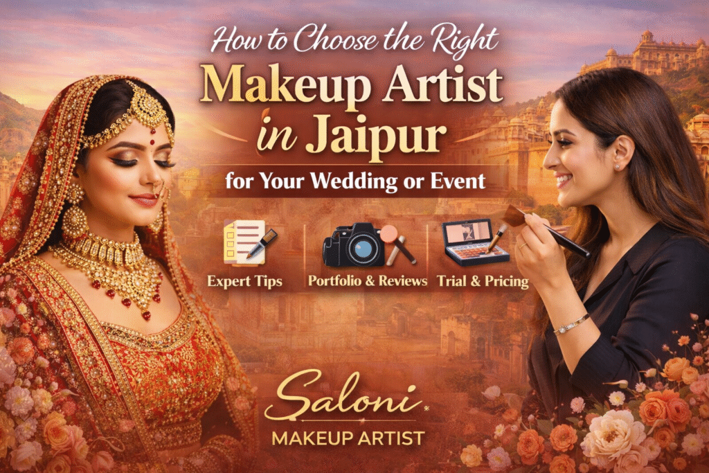 How to choose the right makeup artist in Jaipur for wedding or event