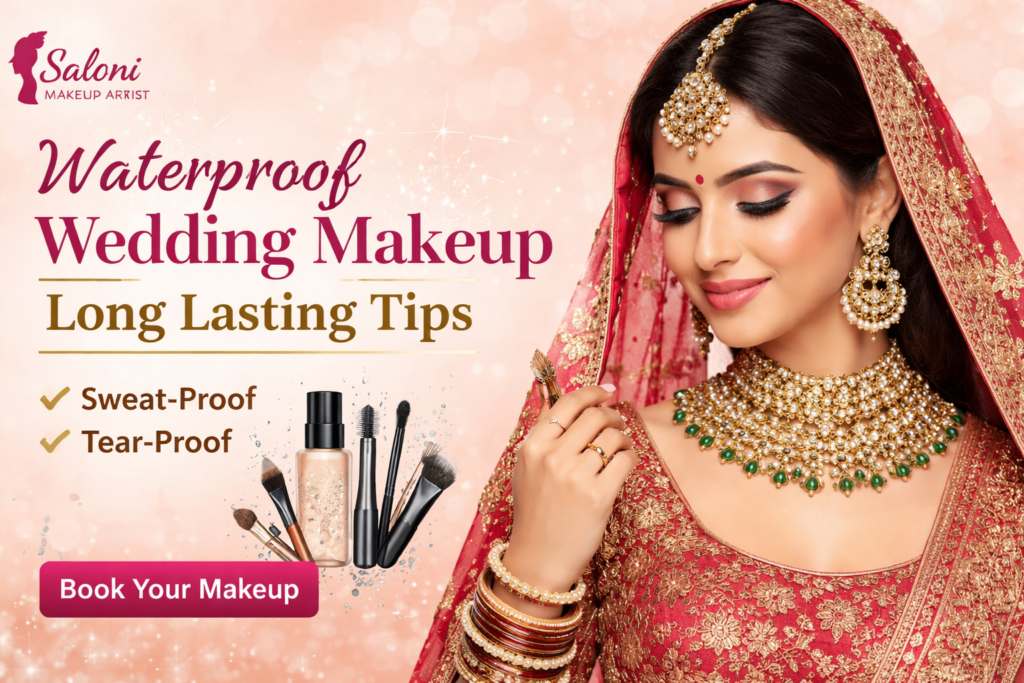 Waterproof Wedding Makeup Look By Saloni Makeup Artist In Jaipur